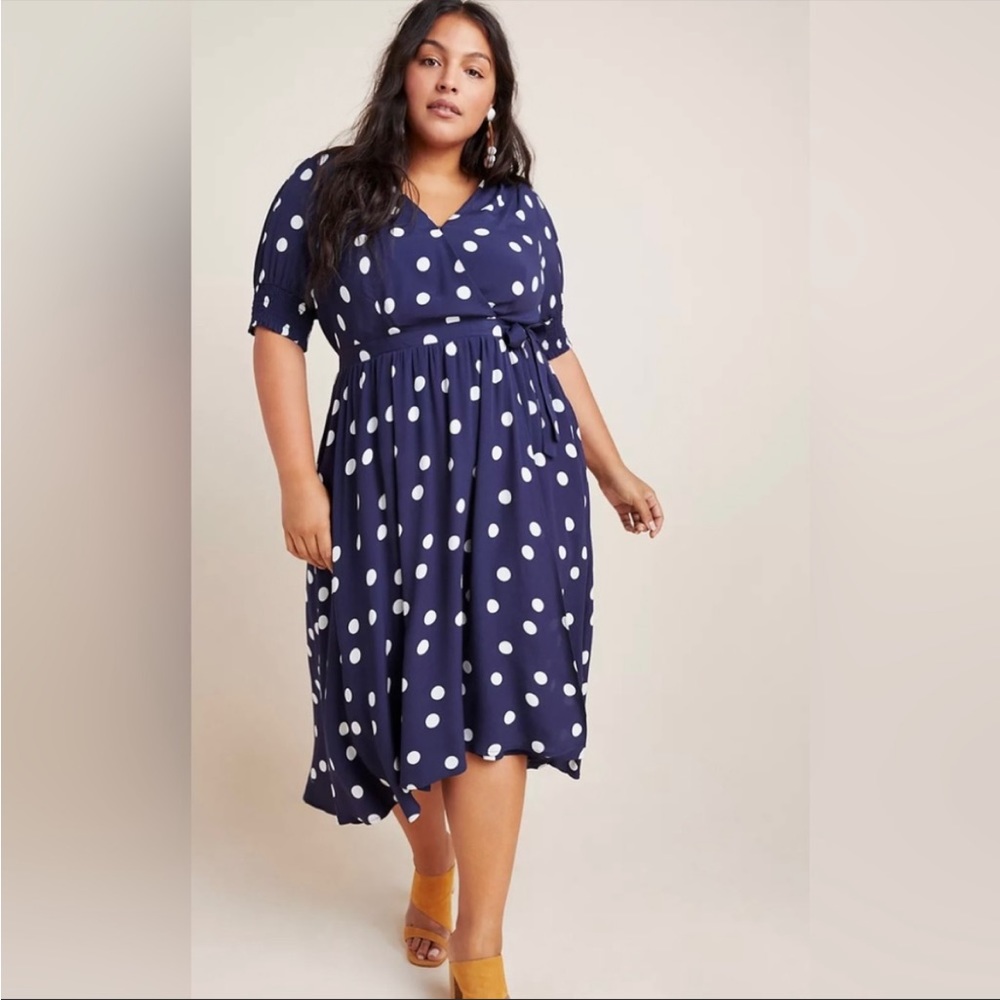 Maeve by Anthropology Polka Dot Dress